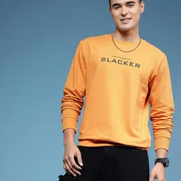 HERE&NOW Typography Printed Pure Cotton Sweatshirt image 2