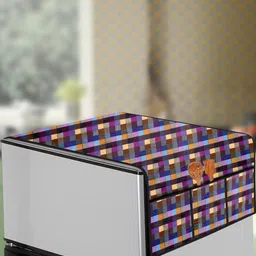 The Furnishing Tree Blue PVC Air Conditioner Cover-picture-27