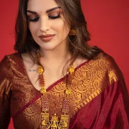 AVANTIKA FASHION Ethnic Motif Woven Design Zari Kanjeevaram Saree image 5