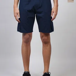 HAUWER Pack Of 2 Men Mid-Rise Loose Fit Cargo Shorts-picture-35