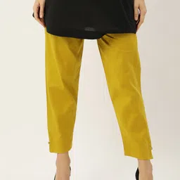 HASRI Women Mid Rise Jhodpuri Relaxed Fit Pure Cotton Trousers-picture-18