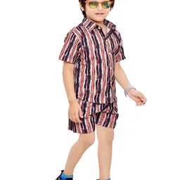BAESD Boys Printed Shirt with Shorts image 3