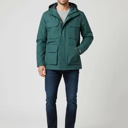 Mast & Harbour Men Shawl Collar Long Sleeve Padded Jacket-picture-24