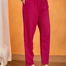 Shree Varahi Export Women Ethnic Motifs Embroidered Regular Thread Work Art Silk Kurta Set image 4