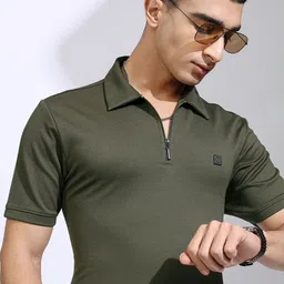 HIGHLANDER Men Polo Collar T-shirt image 3