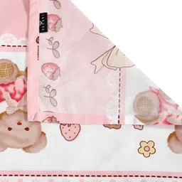 Arrabi 6-Pcs Pink & White Printed Diwan Set image 4