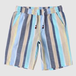Tommy Hilfiger Boys Striped Regular Fit Shorts-picture-43