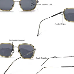 Eyejack Unisex Square Sunglasses image 4