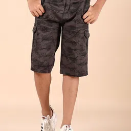 V-Mart Boys Camouflage Printed Regular Fit Cargo Shorts-picture-36