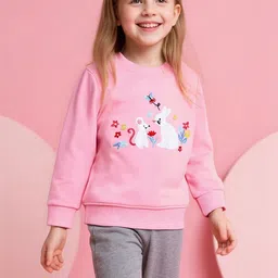 LULU & SKY Girls Embroidered Sweatshirt-picture-32