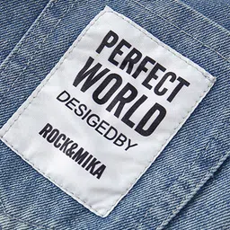 LULU & SKY Unisex Kids High-Rise Low Distress Heavy Fade Jeans image 2