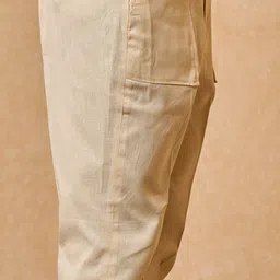 Tasva Men Mid Rise Regular Fit Trousers image 5