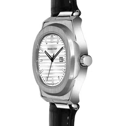 SWADESI STUFF Men Dial & Leather Straps Analogue Watch SDS 164 SILVER 9 image 5