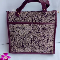 TheYUGO Women Ethnic Motifs Printed Shopper Tasselled Shoulder Bag-picture-14