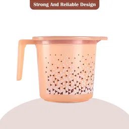 Kuber Industries Beige & Brown 12 Pieces Geometric Printed Lightweight Mugs 1.5 L Each image 3