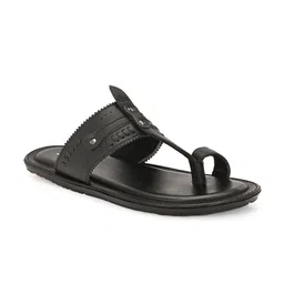 anouk Killer Men Textured Leather One Toe Flats image 5