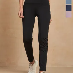 COLOR CAPITAL Women Pack of 4 Skin Fit Antimicrobial Tights-picture-25