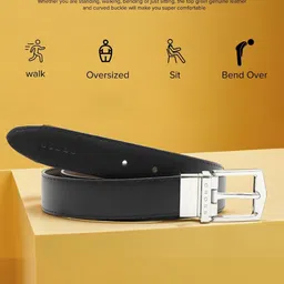 Cross Men Slim Tang Closure Leather Reversible Belt image 3