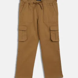 Allen Solly Junior Boys Regular Fit Mid-Rise Cargos image 1