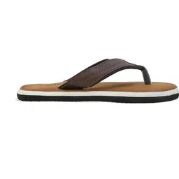 Cozy Wear Men Brown Flip Flops image 3