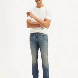 levi's Men's 511 Blue Slim Fit Mid Rise Jeans-picture-17