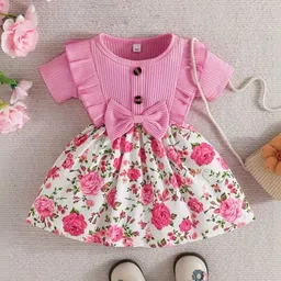 PURNKAMAAY TRENDZ Floral Print Fit & Flare Dress-picture-33