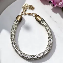 Jolly Faces Stone Studded Wraparound Bracelet-picture-28