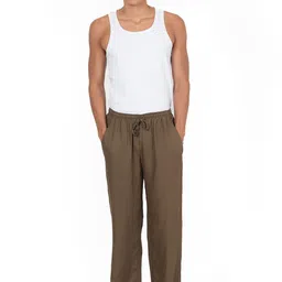 Style Shoes Mid-Rise Straight Lounge Pants-picture-37
