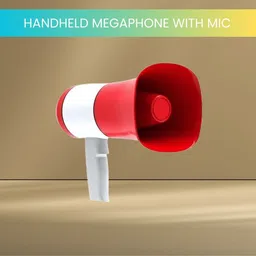 clairbell Bhopu Portable Megaphone, Siren Loudspeaker Function & Long Battery LifeD249 Bhopu Portable Megaphone, Siren Loudspeaker Function & Long Battery LifeR249 Outdoor PA System image 1