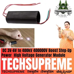 techsupreme DC 3.7-7.4V To 400KV Boost Step Up Power Module High Voltage Generator Electronic Components Electronic Hobby Kit image 4