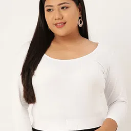 theRebelinme Round Neck Plus Size Fitted Top-image-72