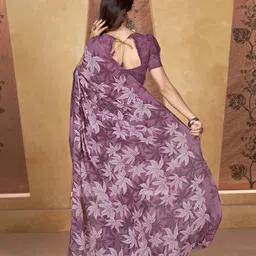 VARNI FABRICS Floral Pure Georgette Saree image 2