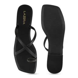 Lazera Women Open Toe Flats with Bows image 5