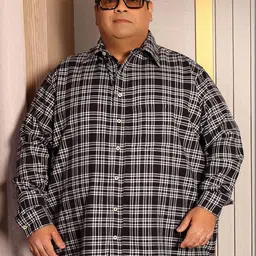 bigbanana Men Classic Tartan Checks Checked Casual Shirt-picture-14