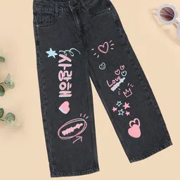 Pantaloons Junior Girls Regular Fit Mid-Rise Light Fade Printed Stretchable Jeans-image-77