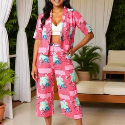 KYVO Fusion Digital Printed Blazer With Trouser Co-Ords-picture-34