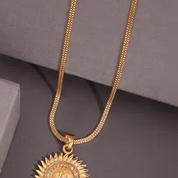 DIVASTRI Brass Gold-Plated Necklace image 4