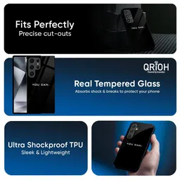 QRIOH Solid Printed Silicone Samsung Galaxy S24 Plus Back Case image 2