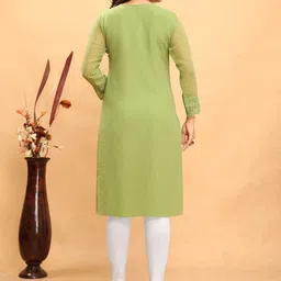 AXI COUTURE Ethnic Motifs Embroidered Sequinned Sequinned Kurti image 2