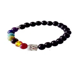 Vanira Unisex Artificial Beaded Elasticated Bracelet-image-30