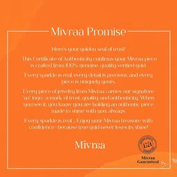 MIVRAA 9KT Rose Gold Pendant-0.52gm image 3