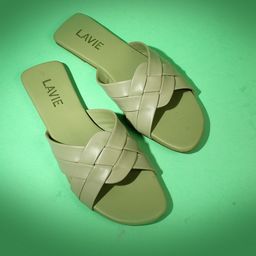 Lavie Women Striped Open Toe Flats-picture-40