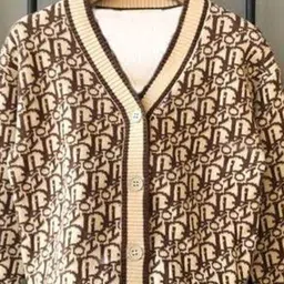 YK Girls Abstract Printed Long Sleeve Hooded Front-Open Sweatshirt image 3