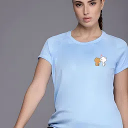 SZN Women Printed Applique T-shirt-picture-40