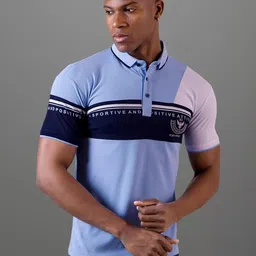 INVICTUS Colourblocked Short Sleeves Polo Collar Regular Fit Casual T-shirt-picture-15