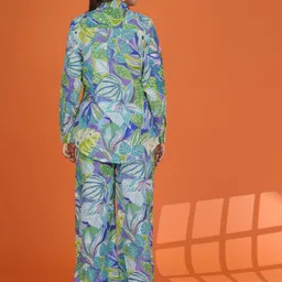 Kaftanize Leaf Printed Co-Ords image 3