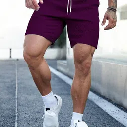 RAJOVATI Men Slim Fit Textured Running Sports Shorts-picture-38