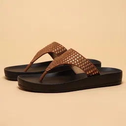 ERIDANI Women Embellished T-Strap Flats-picture-14