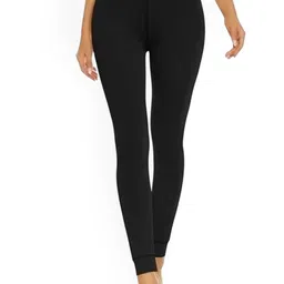 GEONIX Women Ankle Length Stretchable Fleece Fur Lined Thermal Stockings-image-13