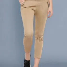 GRX Women Checked Easy Wash Trousers-picture-21